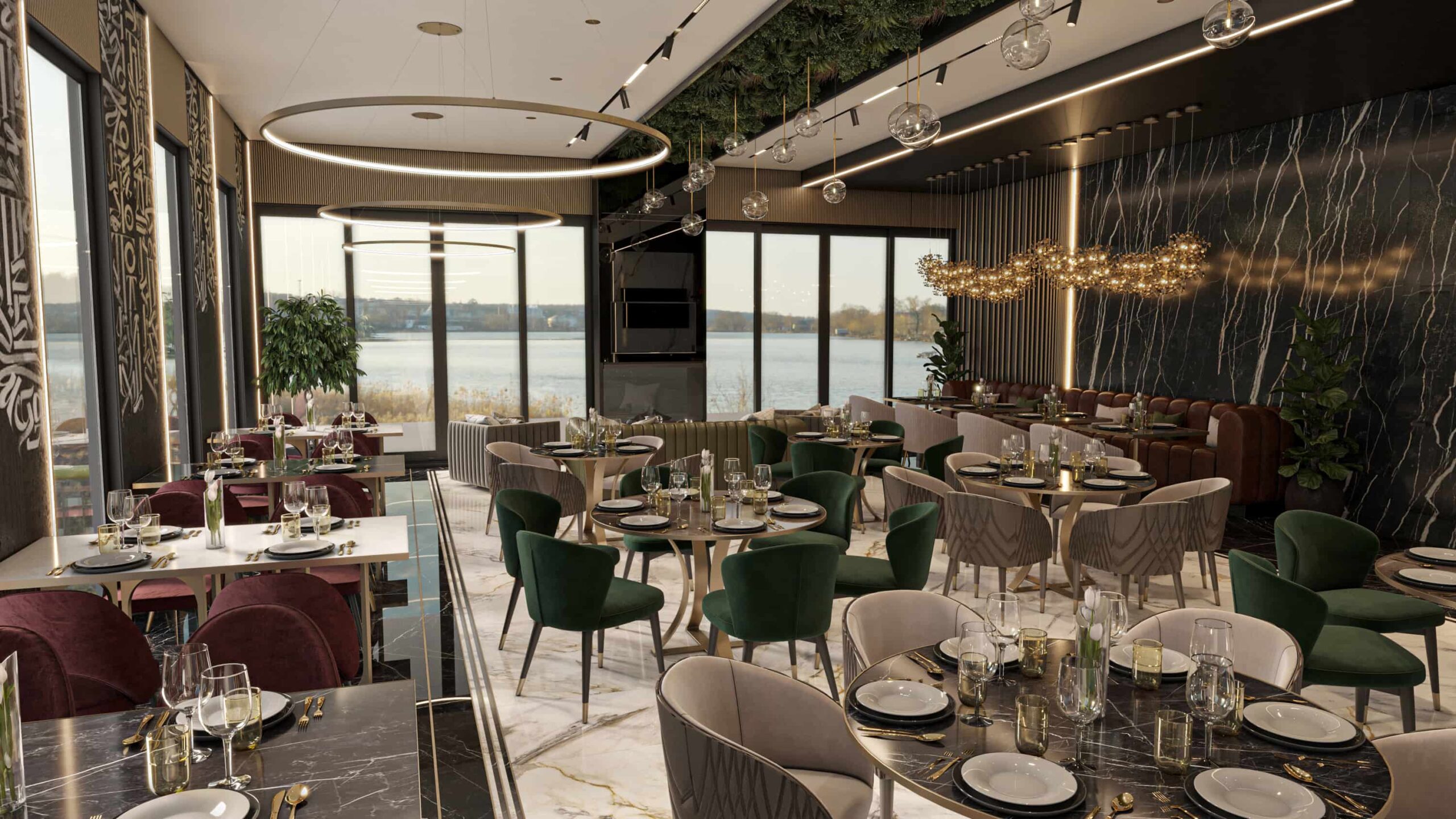 Restaurant Design in Kyiv, Ukraine